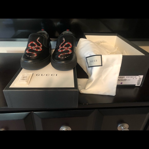 Gucci snakes leather dress shoes US Size 10.5 men - Picture 2 of 7